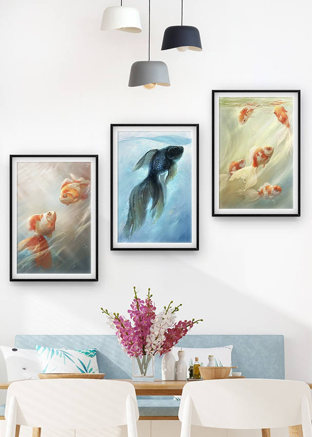 Family Fish Painting